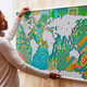 Image for article titled The Largest Lego Set Ever Is a Map of the World That Will Test Your Sanity With Over 11,000 Tiny Dots